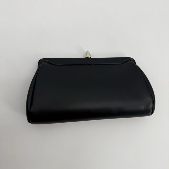 Admiral Vintage Navy Blue Leather Clutch Bag Formal Classic - Picture 1 of 9